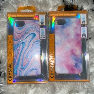 iPhone 6/7/8 SWAROVSKI CRYSTAL Phone Cases - two brand new!